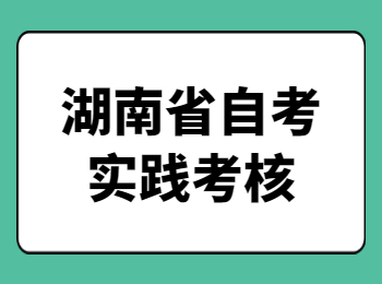 湖南自考實踐考核