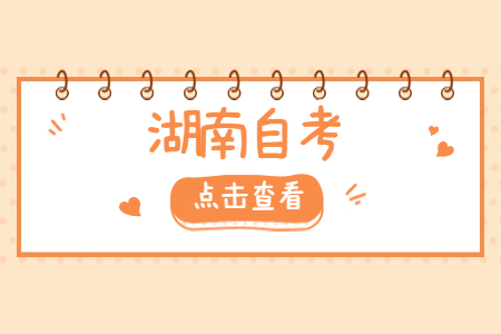 湖南自考論文